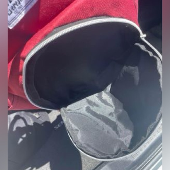 Small Maroon/ Red Backpack/ Bag - Picture 5 of 5